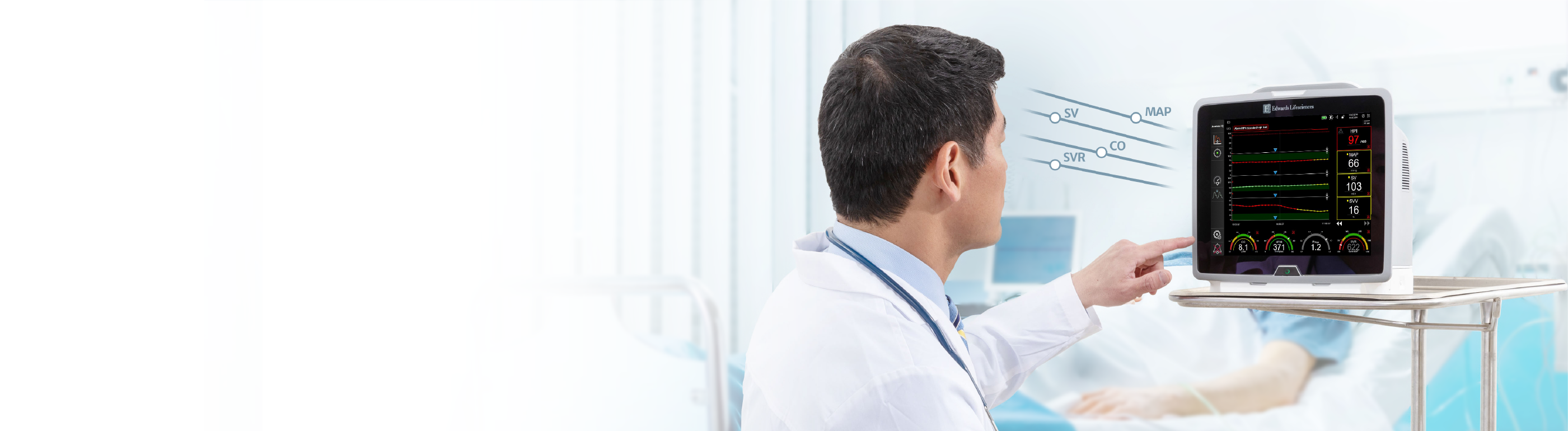 Ein Kreislaufschock ist von Bedeutung