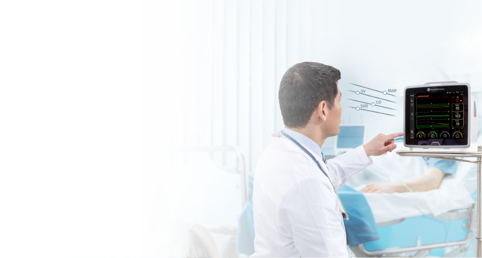 Ein Kreislaufschock ist von Bedeutung